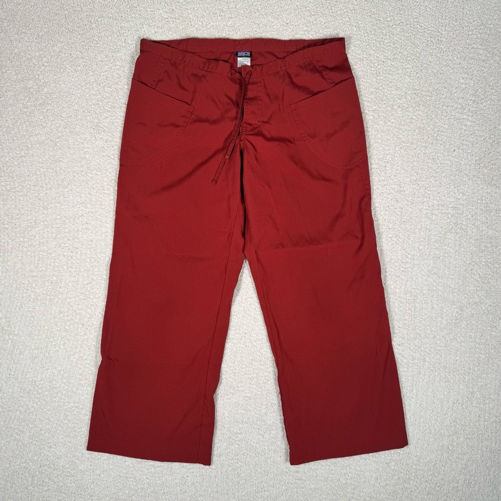 Patagonia Capri Pants Dark Red Women’s Small Low Rise Straight Leg 76087S8
